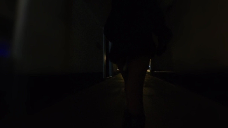 Asiansissypublic: Walking Around in Public with Used Condom Hanging Out