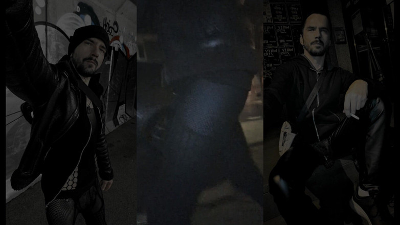 kinkygaynudist: Passeggiata Bollente in Pioggia (giarrettiera E Rigonfiamento)