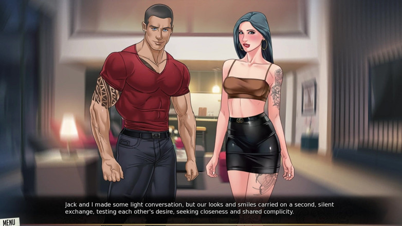 Lustful Gaming: A Muscular Man Fucked His Friend's Hot Wife