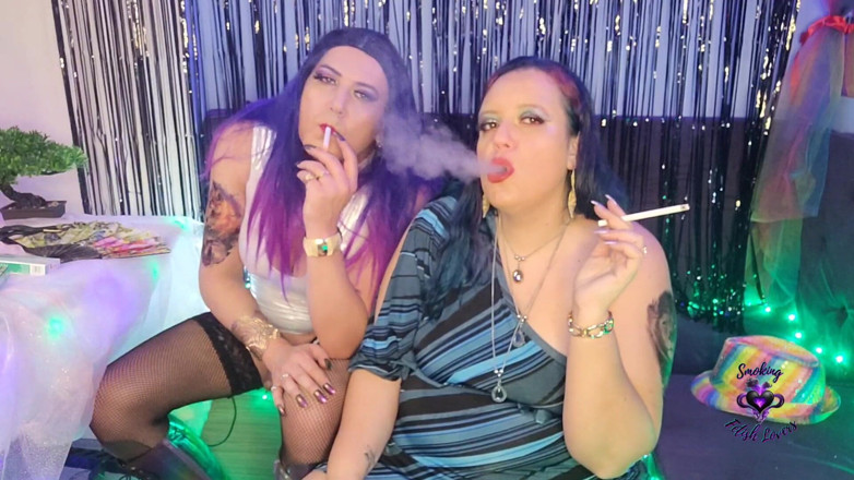 HollyCox: Smoking Misty120s en pijpbeurt