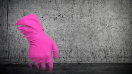 Ari Kajira: Arikajira guanti di gomma rosa invisibile