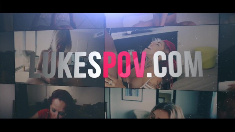 Lukes POV: Tettona porno in trecce e nerd occhiali pompino e sborrata...