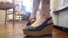 Melissa Johnson: Feet in Wedgies