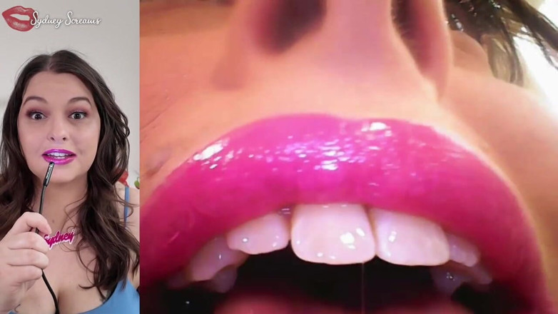 Sydney screams fetish: Deep Inside Sydney's Mouth - Sydney Screams mostra boca, língua, garganta...