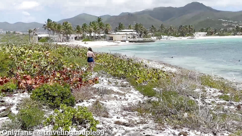 Dream Justin: Vợ địt một chàng trai vừa vặn ngẫu nhiên trên bãi...