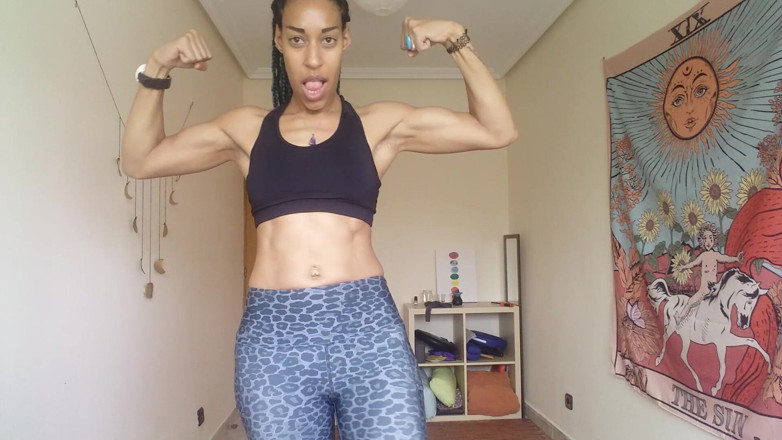 Golden lace: Ich beuge meinen biceps mit adern
