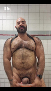 Man in Bathroom