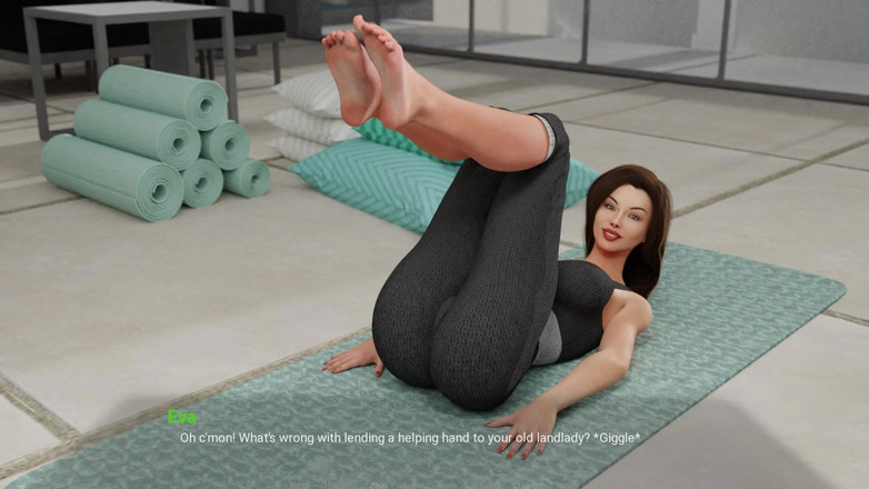 3D Cartoon Porn: Pryč z domova 6: Eva honí nohama a honění pod stolem...