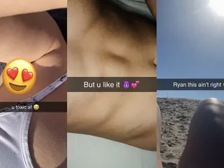 Gadis remaja 18 tahun selingkuh dari pacarnya di snapchat dan dientot gaya doggy hot