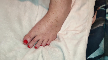 Jmgameplay: Amazing footjob. Black stockings. Foot fetish 4K