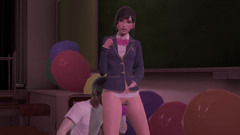 Waifu club 3D: DVĚ studentka miluje vibrátor v její kundičce