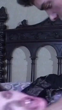 Desolate Widow Gets Her Hairy Pussy Pounded by Young Handsome Gigolo