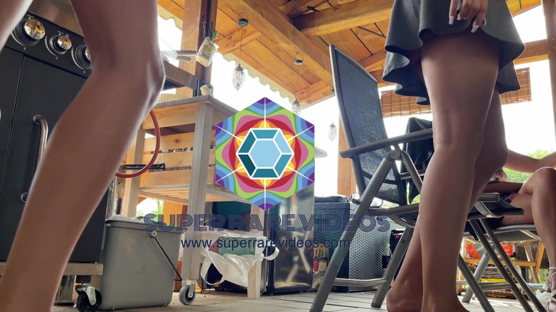 Leon Lambert Girls Twerk Parties CFNM: The neighbor has a barbeque party and the girls are...