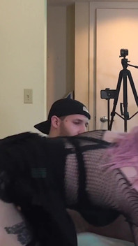Goth Sissy Jade Madison Deepthroating Dick - Compilation 9
