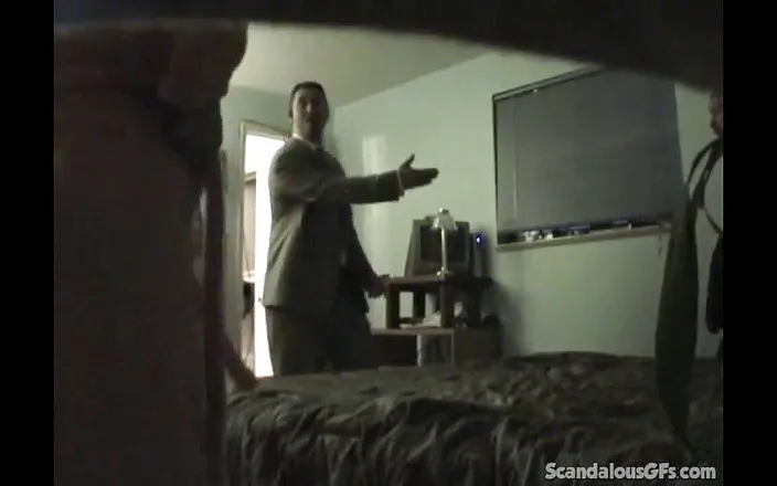 Scandalous GFs: Mature Milf Shows Off Her Fake Tits and Blows Plumber's...