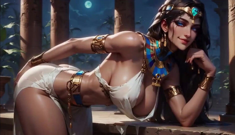 Horny van stevie: Kleopatra anime sphynx god ai tarafından sikiliyor