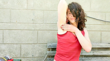 Sara B: Hairy armpit fetish