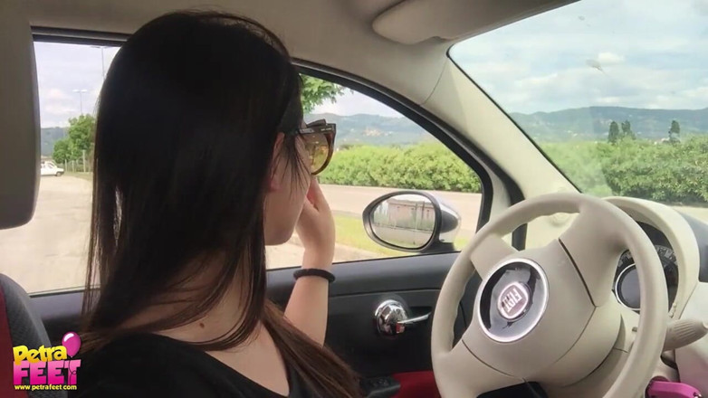 Smokin Fetish: Smoking in the car with hot teen