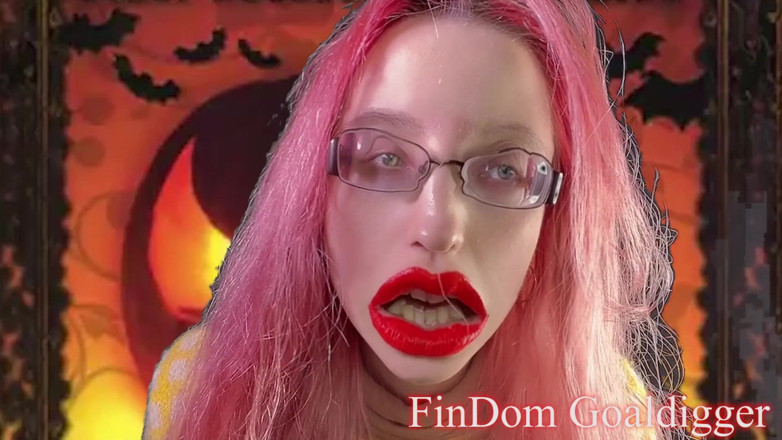 FinDom Goaldigger: Çirkin yarak çirkin cadılar bayramı oyuncağına dönüşüyor
