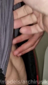 A Random Passerby Sucked My Dick in the Public Toilet of a Shopping Mall and Ate My Cum!