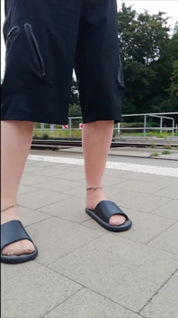Carmen Nylonjunge Walked Around in Braunschweiger Weststadt