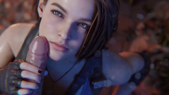 Velvixian 3D: Jill valentine gesichts-handjob