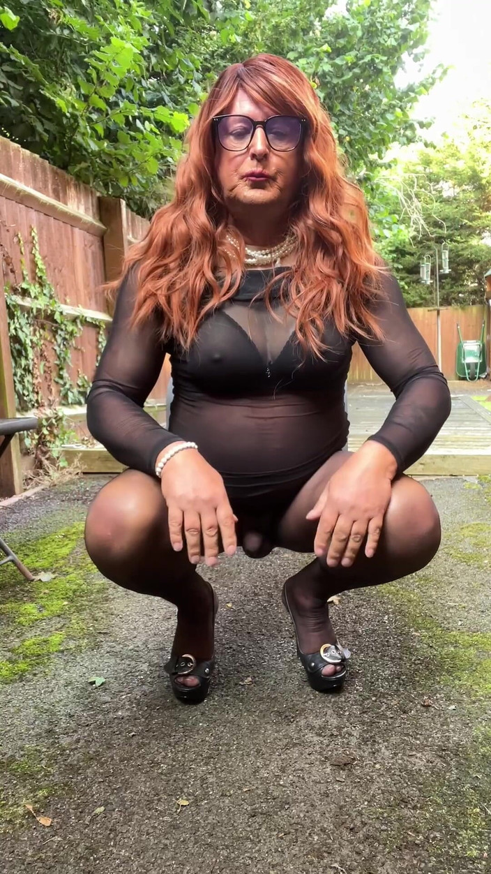 Kellycd2022: Seksowna kompilacja Crossdresser Kellycd2022 Pee