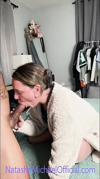 Facetiming My Stepson While I Suck His Bully's Dick and Het Facialized