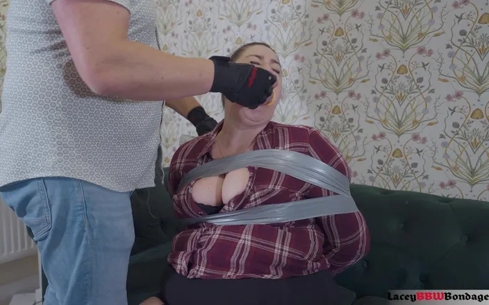Lacey BBW Bondage: Lacey - Fight with Stepbrother Over TV