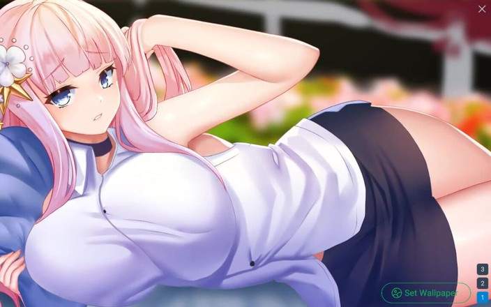 LoveSkySan69Real: Live waifu wallpaper - bagian 35 - mahasiswi ini lagi asik masturbasi sama...