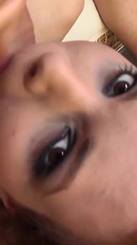 The Big Mouth of the Romanian Slut Cristal Contains the Two Cocks Inserted Together by Frank and James