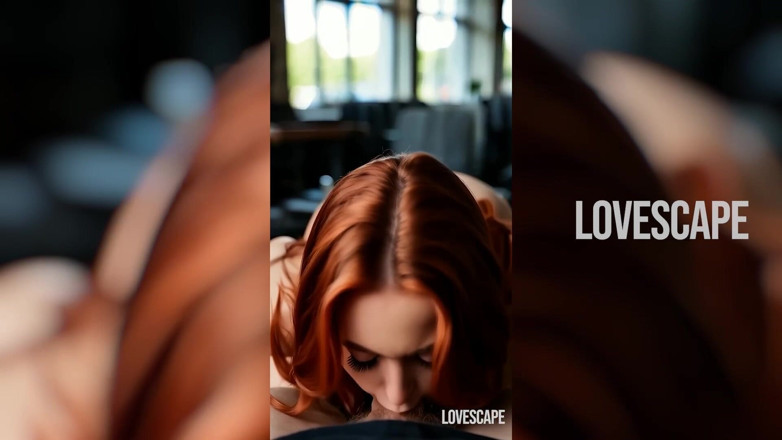 Lovescape: 赤毛の美女 リスキーな屋外でのパウンディング