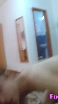 Redhead Slut Suck Cock Showing Her Experince in Taking It Deep and Slaps Her Face with the Thick Cock