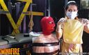 Domina Fire: Dominação feminina Latex Breathplay por Domina Fire