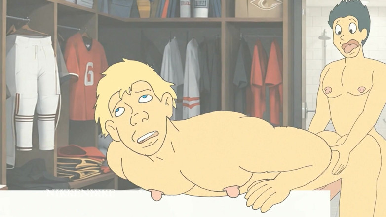 Nikkenikke animation: Yaoi Foot: Fodendo em chaminé pelo Capitão: Eu tirei uma...