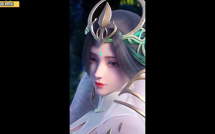 Soi Hentai: Luishen богиня-наездница и раком с большим хуем - хентай 3D без цензуры V265