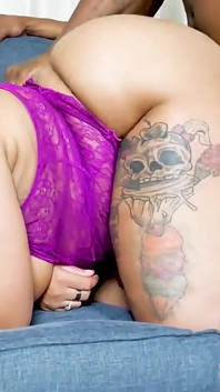 Big Butt Redbone Snickas Taking Hard Thug Dick