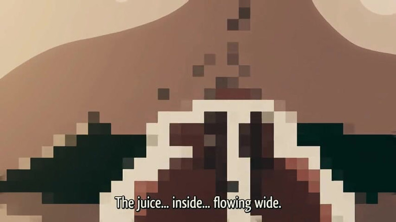 Erotic Animation: Красуня з великими цицьками любить одягати обличчя Ahegao і носити фартус