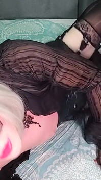 Sexy Trans Minx in Stockings