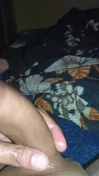 Cock Massage:- Desi Boy Massage His Huge Cock and Masturbation