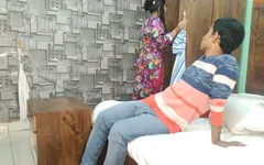 The Stepson Bought Anklets for His Stepmother and Had Fun with Her Tight Pussy