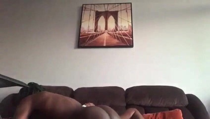 Thelovelys: Sexy Jamaican girl sucks and fucks big black cock