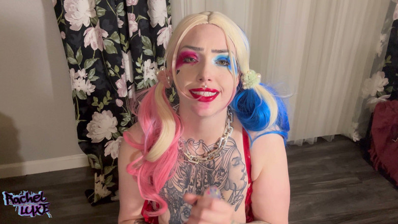 Rachel Luxe: Bratty joi di harley quinn stuzzica: edge your cock