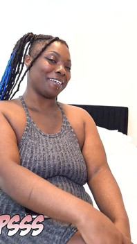 Bbw noire, trio anal