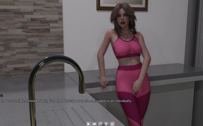 3D cartoon porn: Moje kolej 164 - soukromý rozhovor s macechou Marthou