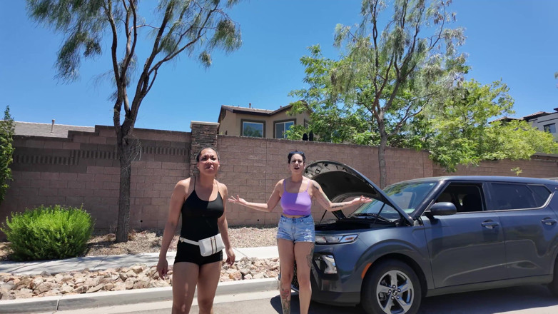 Eddie Jaye: Two Sexy Hitch Hikers, Down on Their Luck