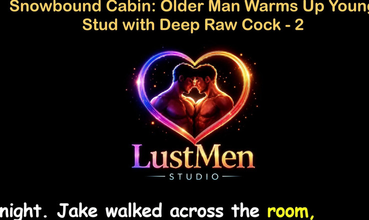 LustMen: English Audio Gay Sex Story - Snowbound Cabin: Starszy mężczyzna rozgrzewa...