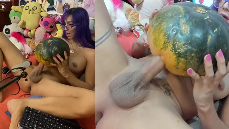 Ariana Unicorn: pumpkin fuck video