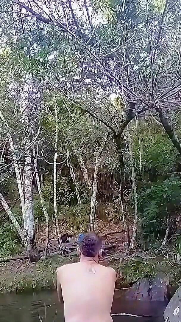 I Went to the Waterfall and Showed off Before Someone Came and Caught Me. (Marcosninfo)