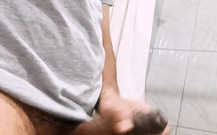 Tommhot: Playing with My Cock in My Neighbor's Bathroom